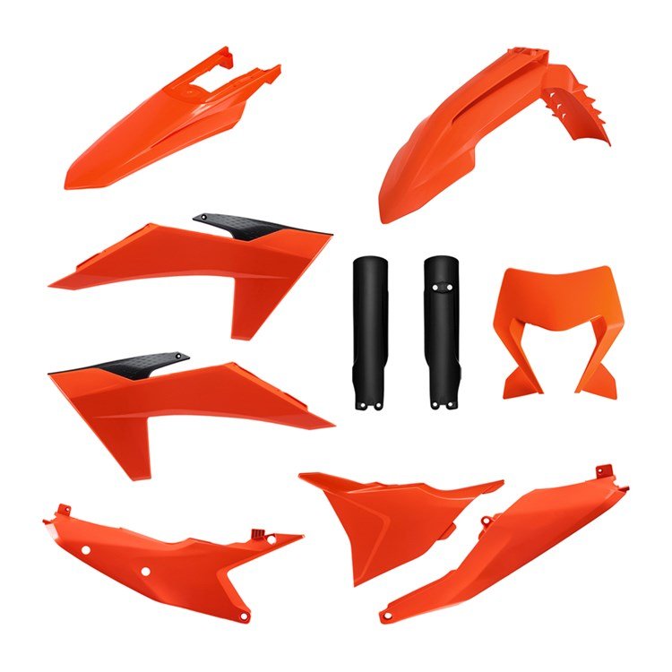 POLISPORT BOX KIT ENDURO INC FORK GUARDS & HEADLIGHT MASK KTM EXC/EXC - F 24 - 25 - ACE Race Shop