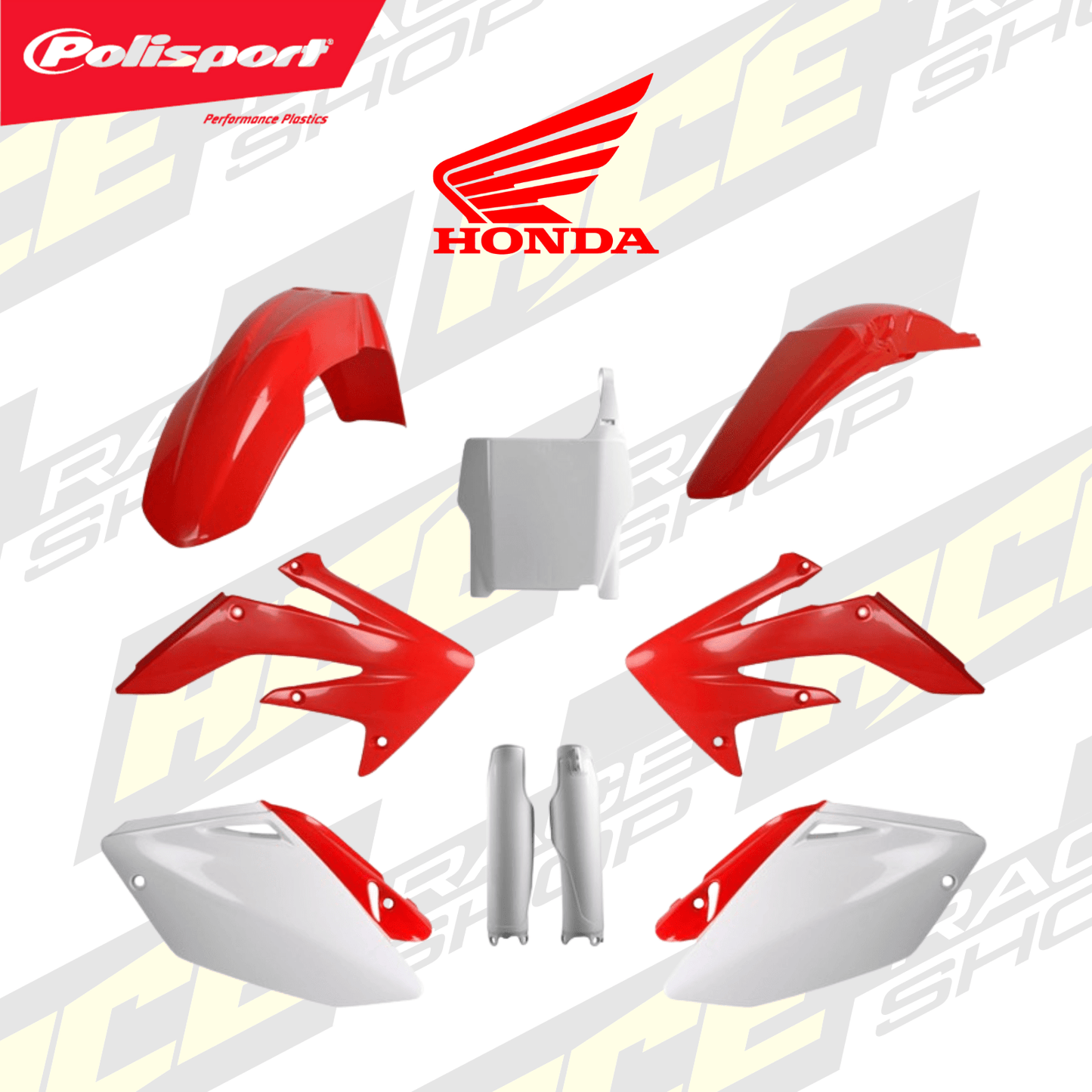POLISPORT BOX KIT HONDA CRF250R 04 - 05 STANDARD - ACE Race Shop