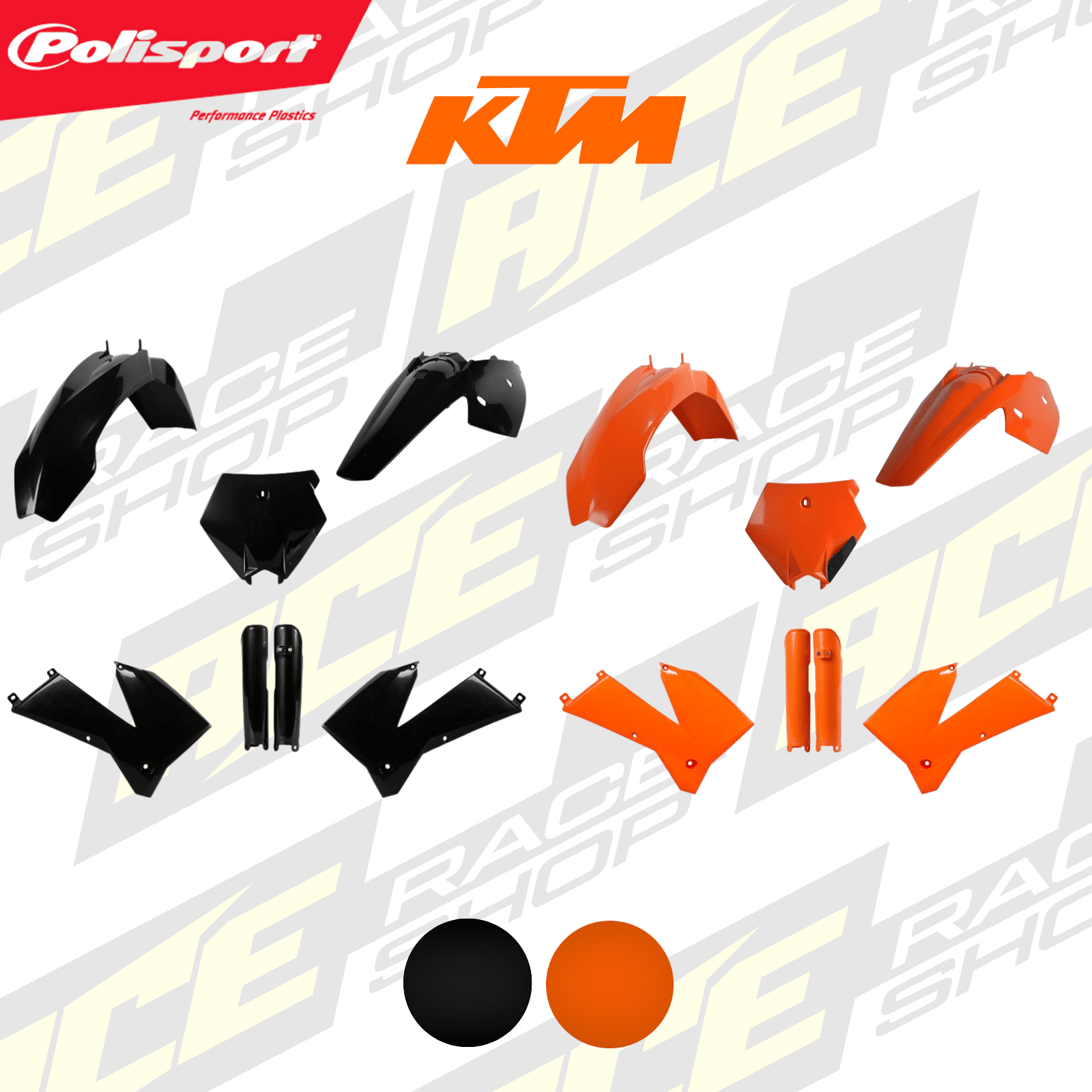 POLISPORT BOX KIT KTM SX 05 - 06, EXC 05 - 07 - ACE Race Shop