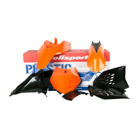 POLISPORT BOX KIT KTM SX65 09 - 11 ORANGE - ACE Race Shop