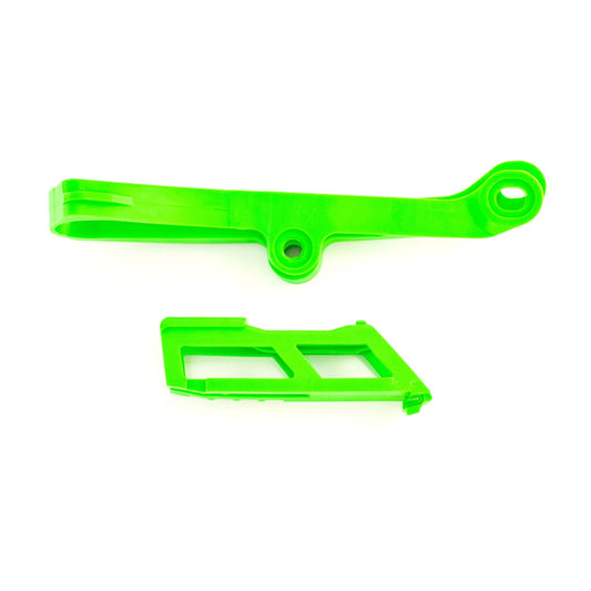 POLISPORT CHAIN GUIDE/SLIDER KIT KAWASAKI KX250F 09 - 16, KX450F 09 - 15 GREEN - ACE Race Shop