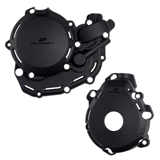 POLISPORT CLUTCH & IGNITION COVER PROTECTOR KTM EXC - F450 - 500 24 - 25 - ACE Race Shop