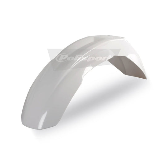 POLISPORT FRONT FENDER HUSQVARNA 05 - 11 WHITE - ACE Race Shop