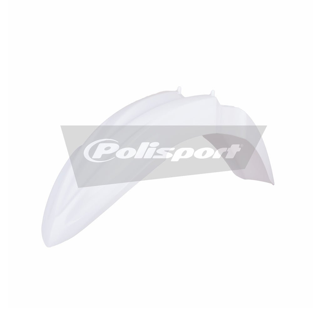 POLISPORT FRONT FENDER KAWASAKI KX85 - 112 14 - 23 WHITE - ACE Race Shop