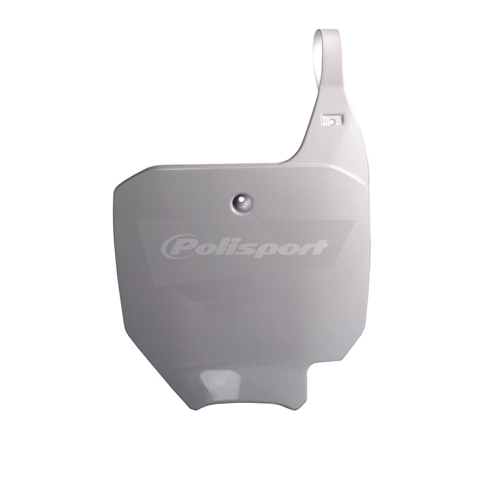 POLISPORT FRONT NUMBER PLATE HONDA CR85 2007, CRF150R 07 - 23 WHITE - ACE Race Shop