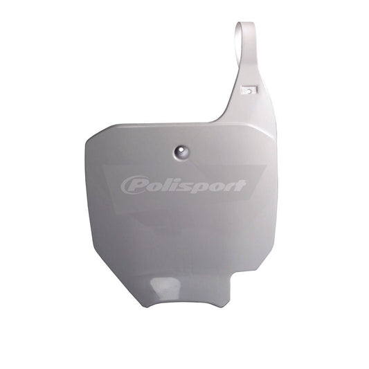POLISPORT FRONT NUMBER PLATE HONDA CR85 2007, CRF150R 07 - 23 WHITE - ACE Race Shop