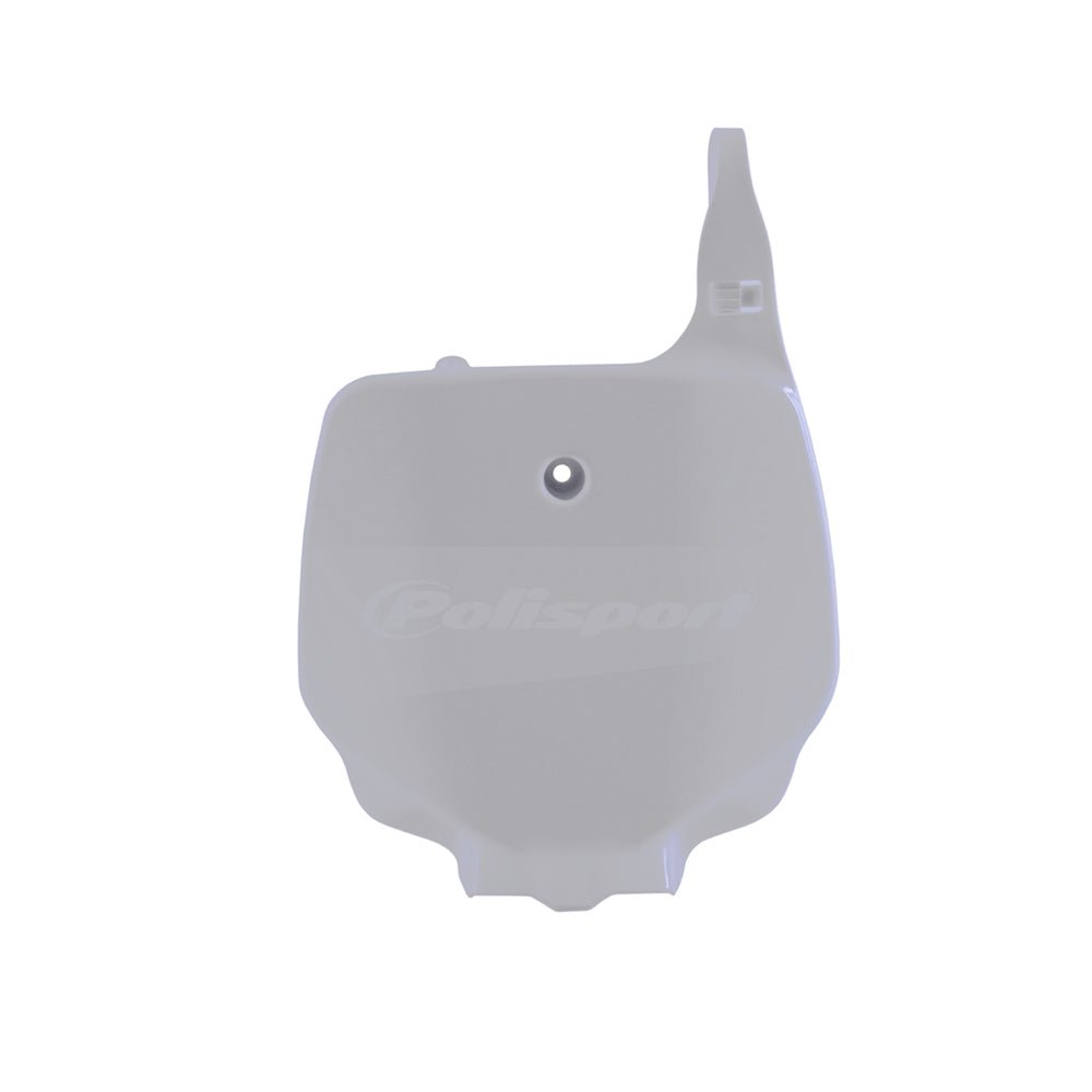 POLISPORT FRONT NUMBER PLATE KAWASAKI KX85 - 100 01 - 13 WHITE - ACE Race Shop