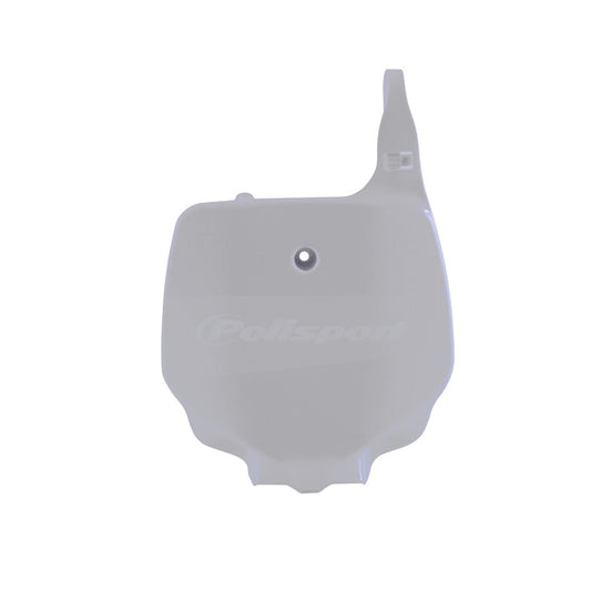 POLISPORT FRONT NUMBER PLATE KAWASAKI KX85 - 100 01 - 13 WHITE - ACE Race Shop