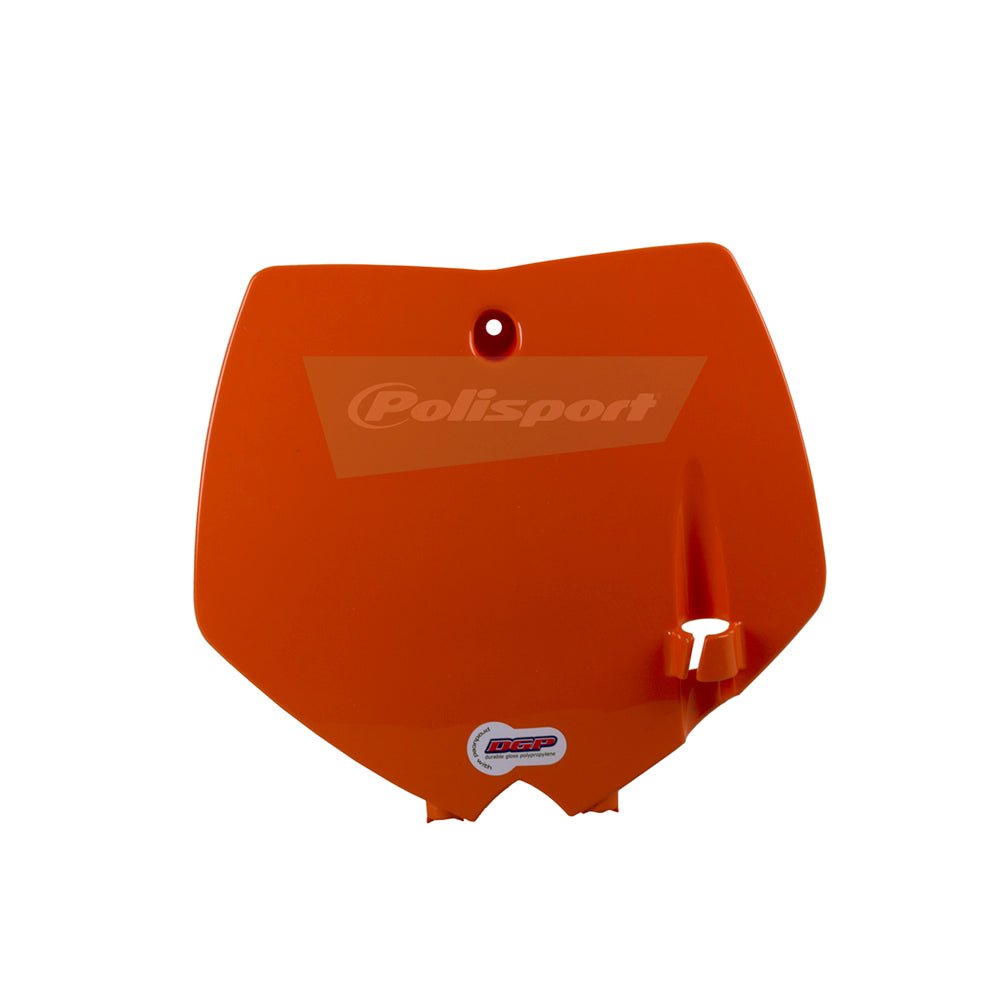 POLISPORT FRONT NUMBER PLATE KTM SX65 02 - 08 ORANGE - ACE Race Shop