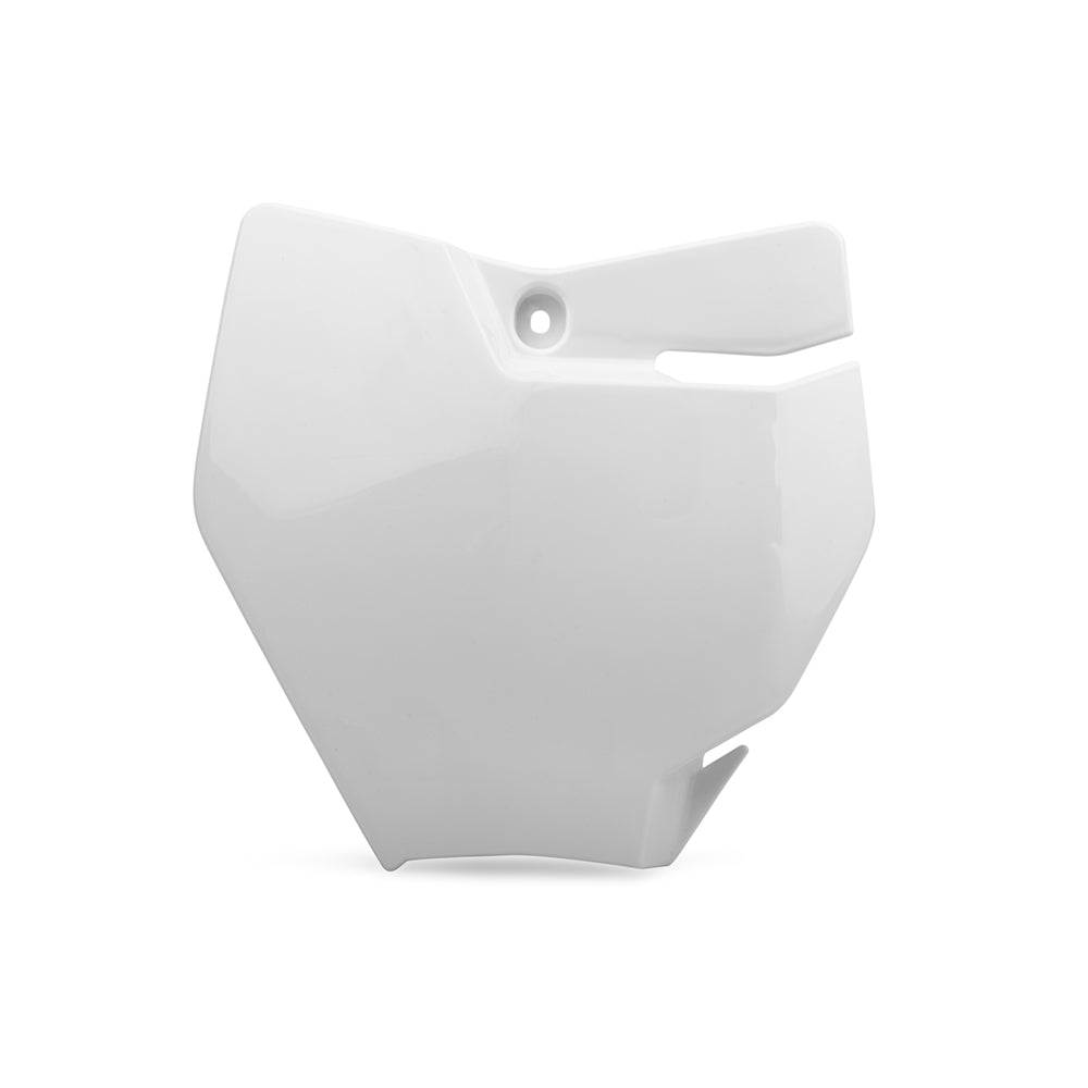 POLISPORT FRONT NUMBER PLATE KTM SX65 16 - 23 WHITE OEM - ACE Race Shop