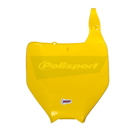 POLISPORT FRONT NUMBER PLATE SUZUKI RM - Z250 04 - 06 YELLOW 01 - ACE Race Shop