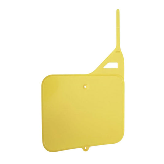 POLISPORT FRONT NUMBER PLATE SUZUKI RM125 - 250 87 - 95 YELLOW - ACE Race Shop