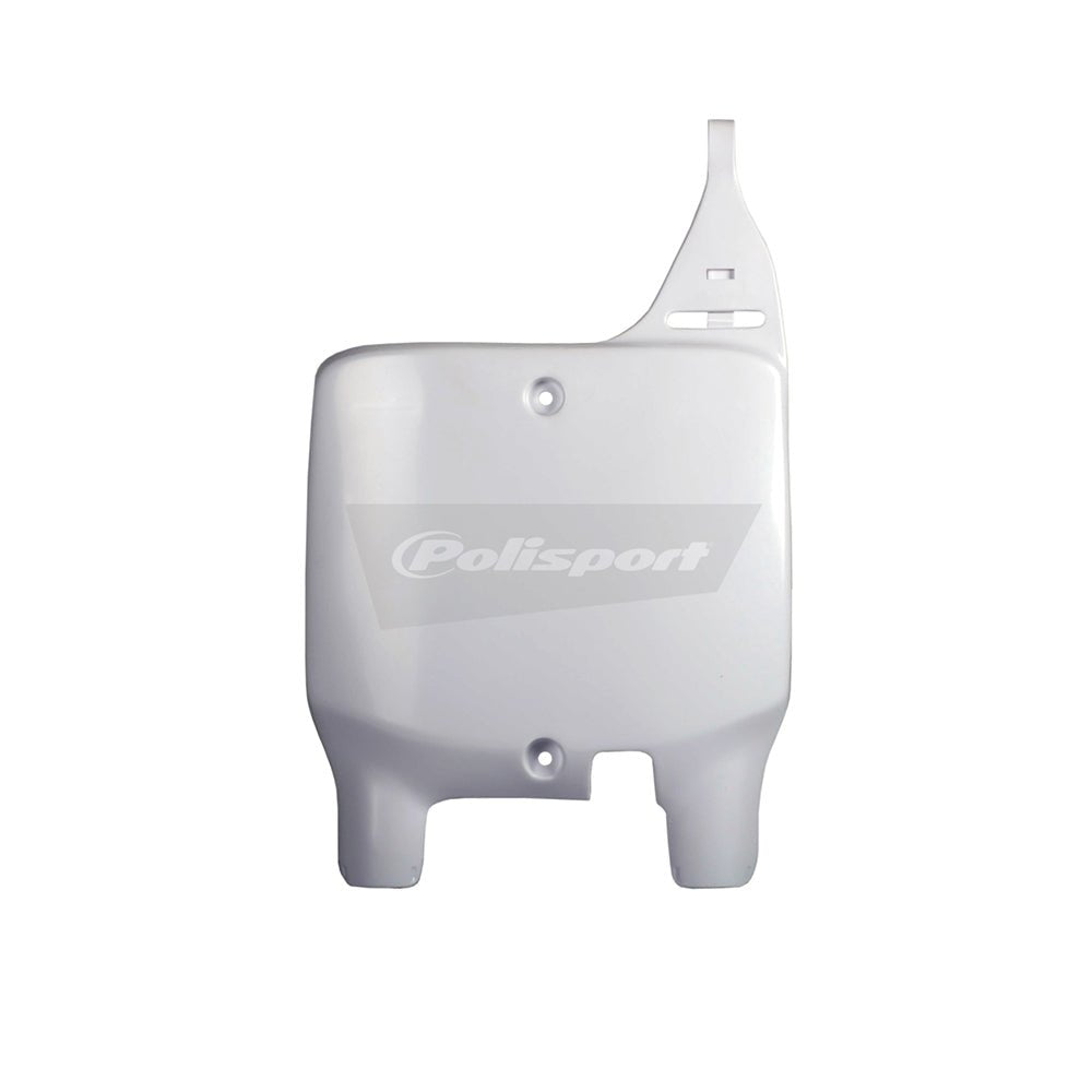 POLISPORT FRONT NUMBER PLATE SUZUKI RM125 - 250 99 - 00 WHITE - ACE Race Shop