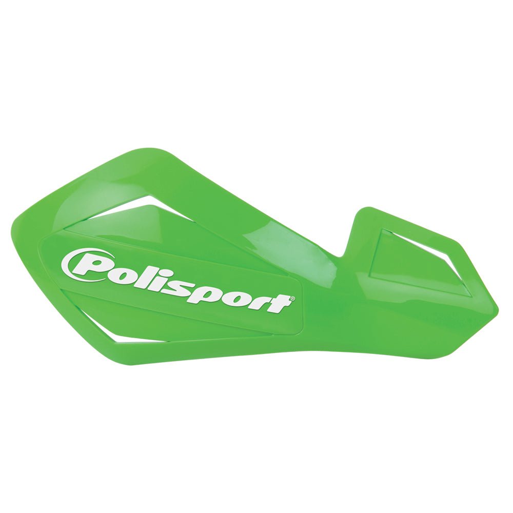 POLISPORT HAND GUARD FREEFLOW LITE GREEN 05 WITH ALUMINIUM MOUNTING KIT - ACE Race Shop