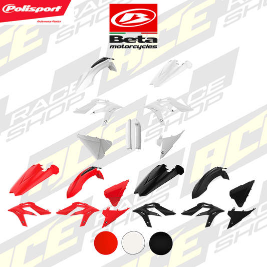 POLISPORT PLASTIC BOX KIT BETA 250 - 300 X - TRAINER 15 - 19 - ACE Race Shop