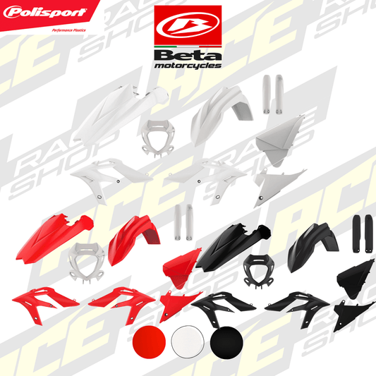 POLISPORT PLASTIC BOX KIT BETA 250 - 300 X - TRAINER 20 - 22 - ACE Race Shop
