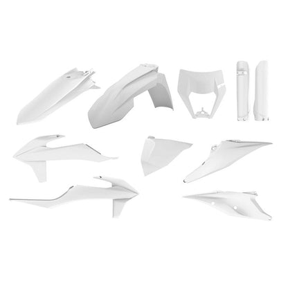POLISPORT PLASTIC BOX KIT ENDURO INC FORK GUARDS & HEADLIGHT MASK KTM EXC/EXC - F 20 - 23 - ACE Race Shop
