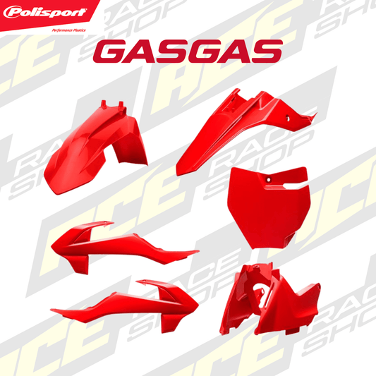 POLISPORT PLASTIC BOX KIT GAS GAS MC65 21 - 23 OEM - ACE Race Shop