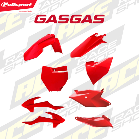 POLISPORT PLASTIC BOX KIT GAS GAS MC85 21 - 23 OEM - ACE Race Shop