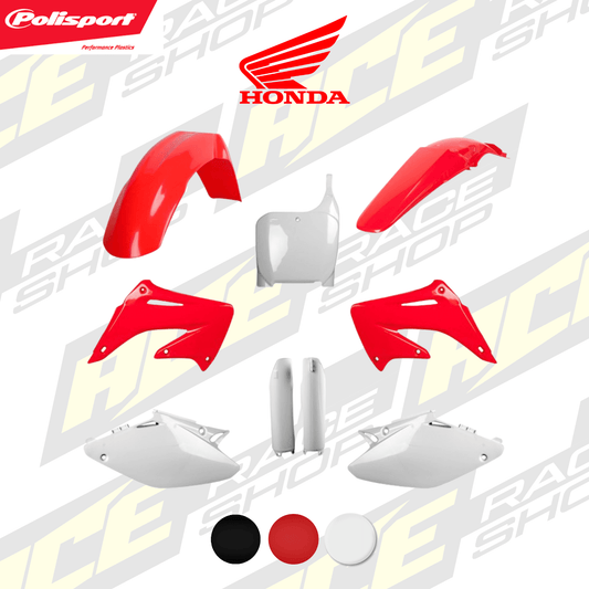POLISPORT PLASTIC BOX KIT HONDA CR125 - 250 02 - 03 OEM / STANDARD - ACE Race Shop
