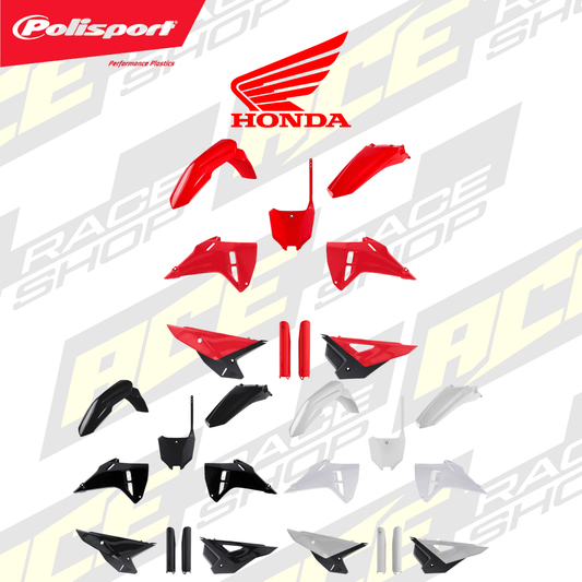 POLISPORT PLASTIC BOX KIT HONDA CRF250R 25 - 26, CRF450R 25 - 26 INC FORK GUARDS - ACE Race Shop