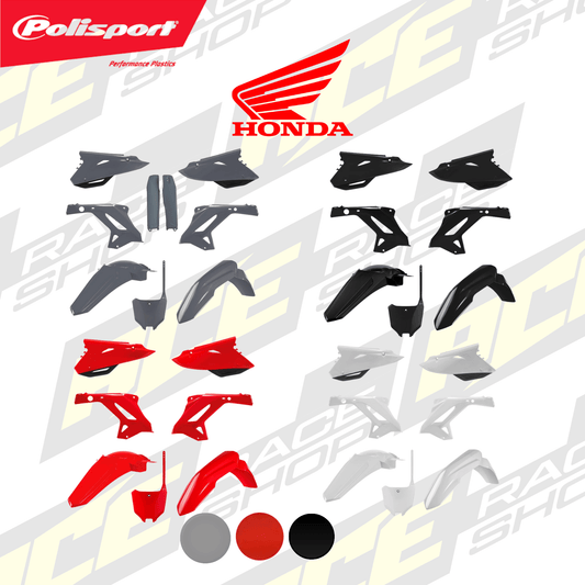 POLISPORT PLASTIC BOX KIT HONDA RESTYLE CR125 - 250 02 - 07 (RESTYLE TO CRF450R 21 - 22) - ACE Race Shop