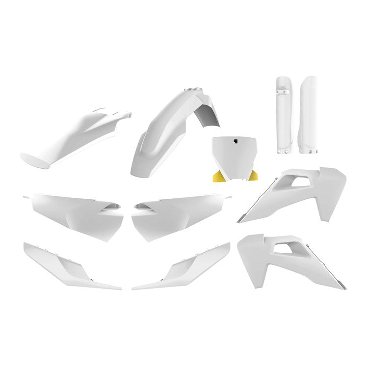 POLISPORT PLASTIC BOX KIT INC FORK GUARDS HUSQVARNA TC/FC/TX/FX 19 - 22 - ACE Race Shop