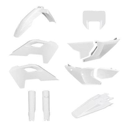 POLISPORT PLASTIC BOX KIT INC FORK GUARDS HUSQVARNA TE/FE 24 - 25 - ACE Race Shop