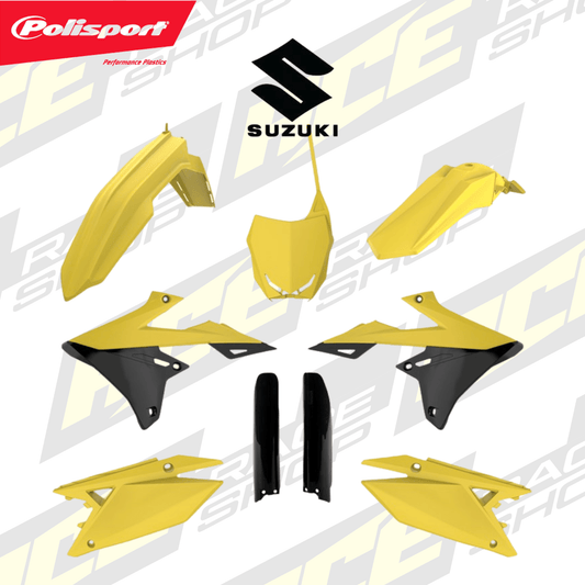 POLISPORT PLASTIC BOX KIT INC FORK GUARDS SUZUKI RM - Z250 19 - 26, RM - Z450 18 - 26 - ACE Race Shop