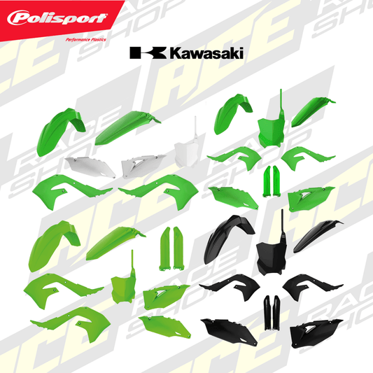 POLISPORT PLASTIC BOX KIT KAWASAKI KX250F 21 - 23, KX450F 19 - 23 - ACE Race Shop