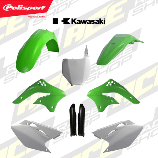 POLISPORT PLASTIC BOX KIT KAWASAKI KX450F 13 - 15 OEM - ACE Race Shop