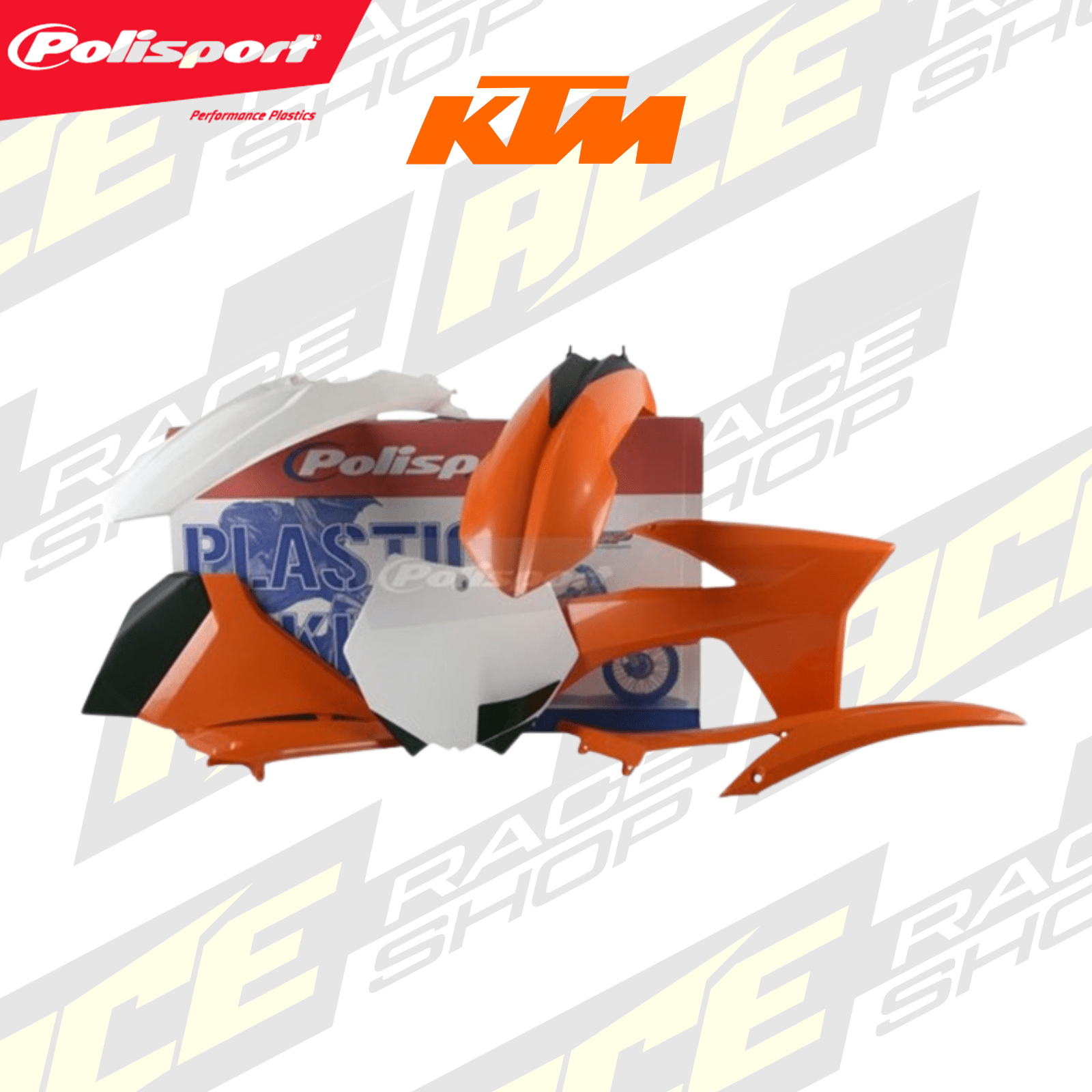 POLISPORT PLASTIC BOX KIT KTM SX125/250 2012 SXF250/450 11 - 12 - ACE Race Shop