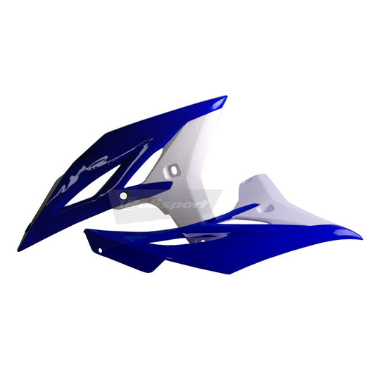 POLISPORT RAD SCOOP YAMAHA YZ250F 10 - 12 BLUE 98/WHITE (OEM 11 - 12), WR450F 12 - 16 - ACE Race Shop