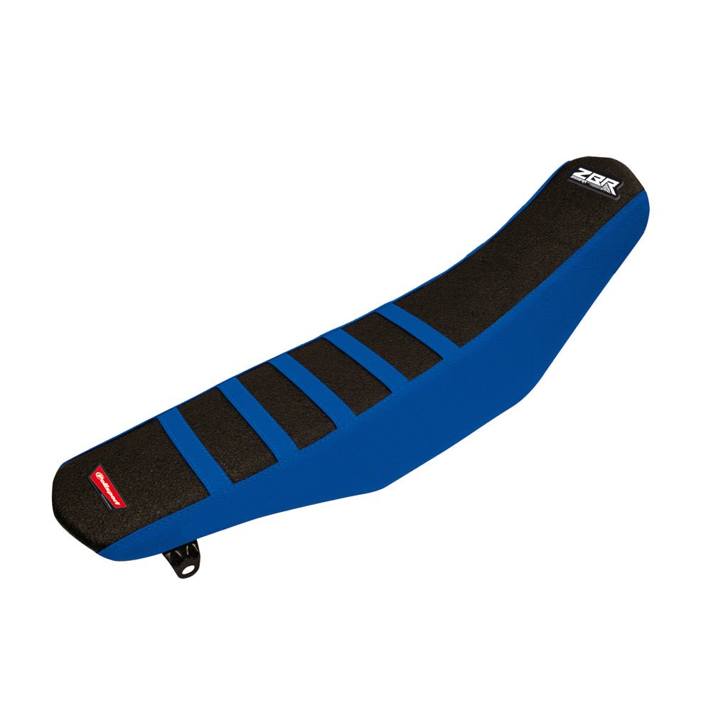 POLISPORT SEAT COVER ZEBRA YAMAHA YZ250F 14 - 18, YZ450F 14 - 17, WR250F 15 - 19, WR450F 16 - 18 BLUE/BLACK - ACE Race Shop
