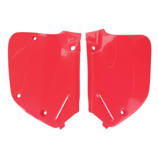 POLISPORT SIDE PANEL HONDA CR125 93 - 94, CR250 92 - 94, CR500 91 - 01 FLUORECSENT RED - ACE Race Shop