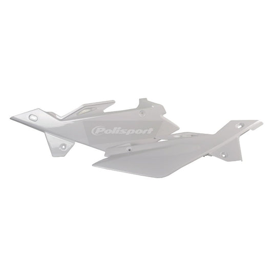 POLISPORT SIDE PANEL HUSQVARNA CR/WR125 06 - 08,CR/WR250 06 - 11 TC250 - 510 05 - 07 WHITE - ACE Race Shop