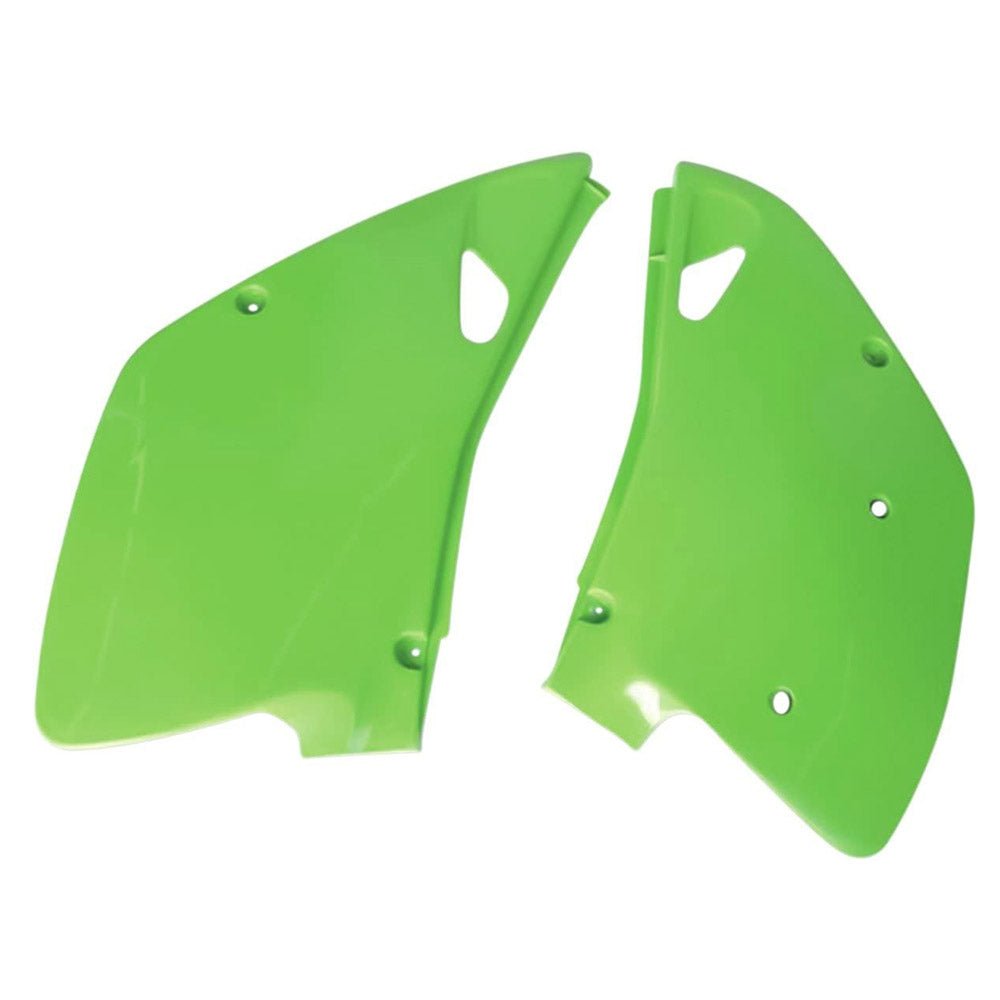 POLISPORT SIDE PANEL KAWASAKI KX125 - 250 92 - 93 GREEN - ACE Race Shop