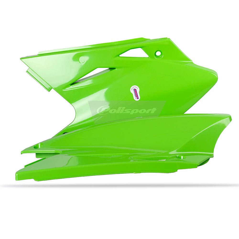 POLISPORT SIDE PANEL KAWASAKI KX450F 06 - 08 GREEN 05 - ACE Race Shop