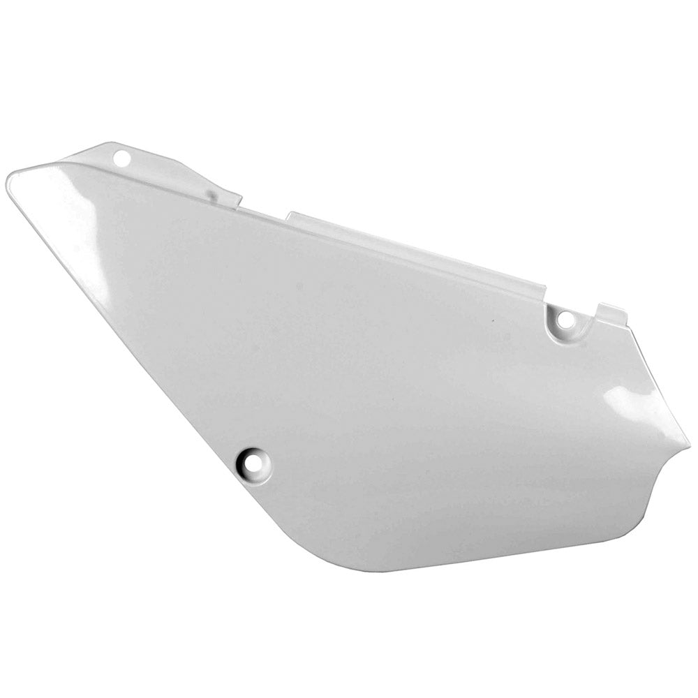 POLISPORT SIDE PANEL SUZUKI RM85 02 - 23 WHITE (OEM 02 - 15/18 - 22) - ACE Race Shop