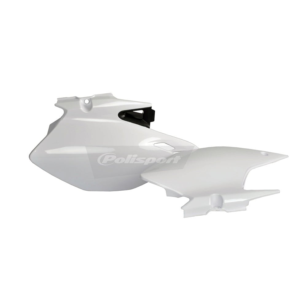 POLISPORT SIDE PANEL YAMAHA WR250F 07 - 14 WR450F 07 - 11 WHITE - ACE Race Shop