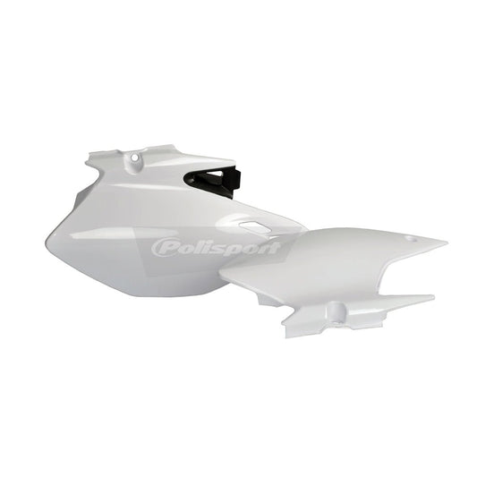 POLISPORT SIDE PANEL YAMAHA WR250F 07 - 14 WR450F 07 - 11 WHITE - ACE Race Shop