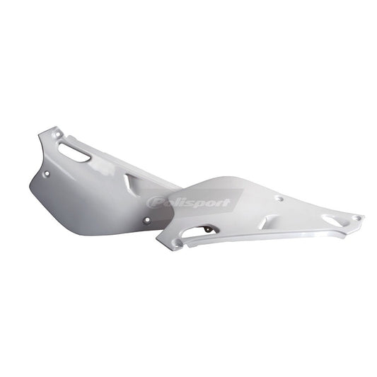 POLISPORT SIDE PANEL YAMAHA YZ80 93 - 01 WHITE - ACE Race Shop