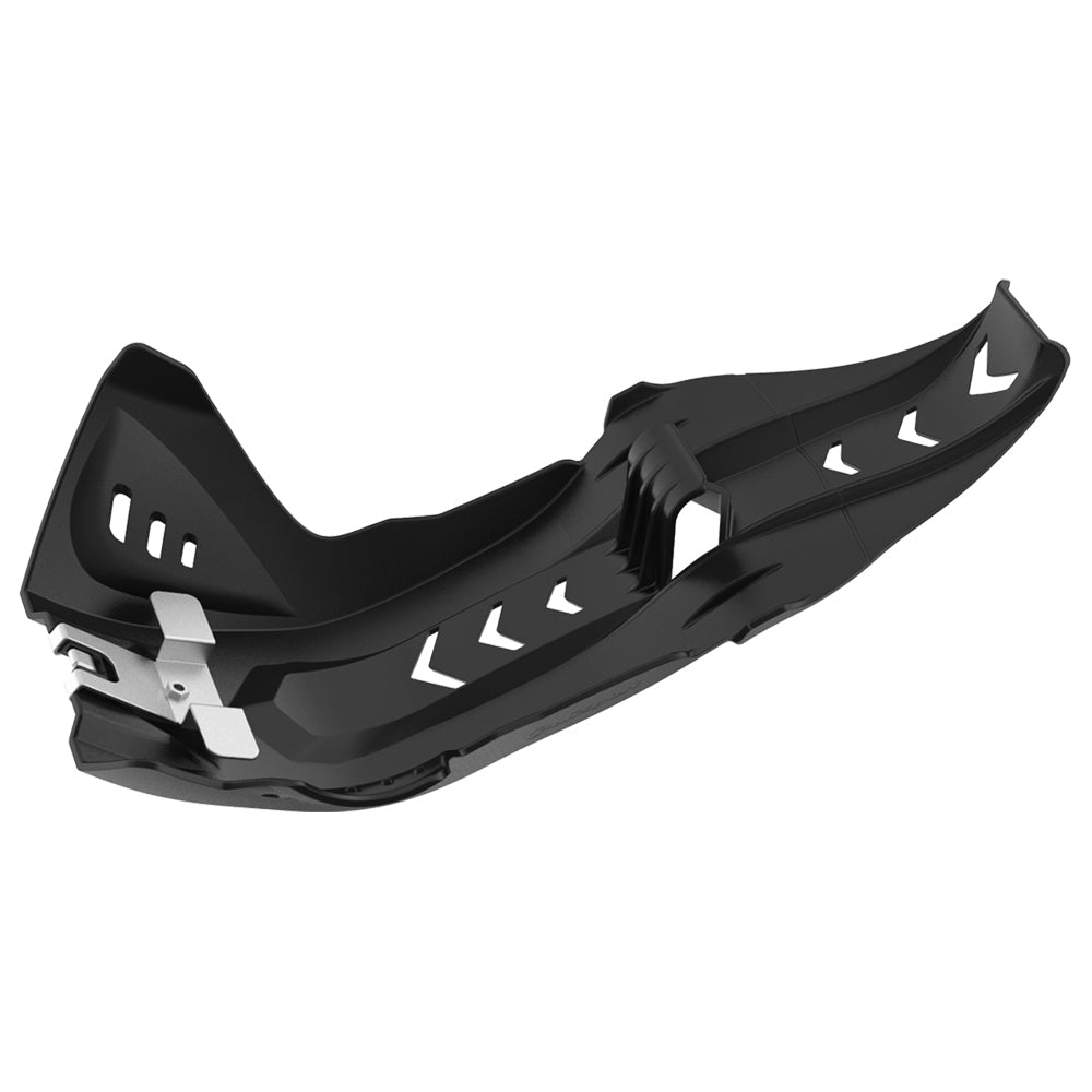 POLISPORT SKID PLATE INC LINKAGE PROTECTION KTM/HQV/GAS SX - F/FC250 - 350 16 - 22, SX - F/FC450 19 - 22, EXC - F/FE/MC - F/EC - F 250 - 350 17 - 23 BK - ACE Race Shop