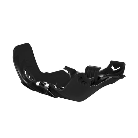 POLISPORT SKID PLATE INC LINKAGE PROTECTION KTM/HUSKY SX/TC250 17 - 18, TE250 - 300 17 - 19 BLACK - ACE Race Shop