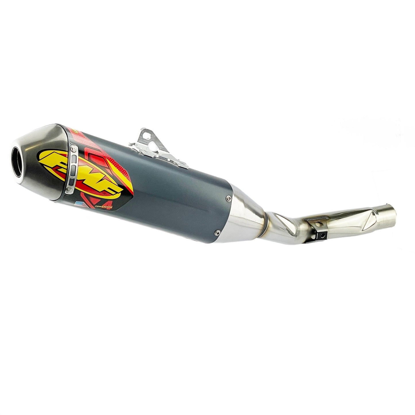 Powercore 4 Hex Exhaust Silencer 17-20 Kawasaki KX 250 F - FMF 042345 - ACE Race Shop