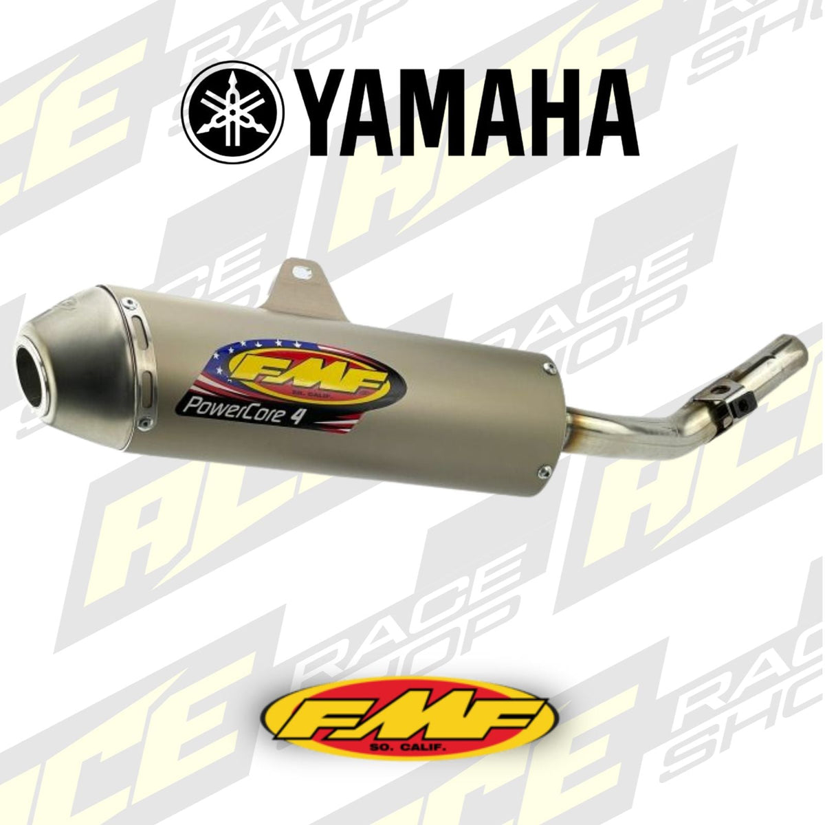 Powercore 4 Slip-On Exhaust Silencer 05-25 Yamaha TTR 230 - FMF 044141 - ACE Race Shop
