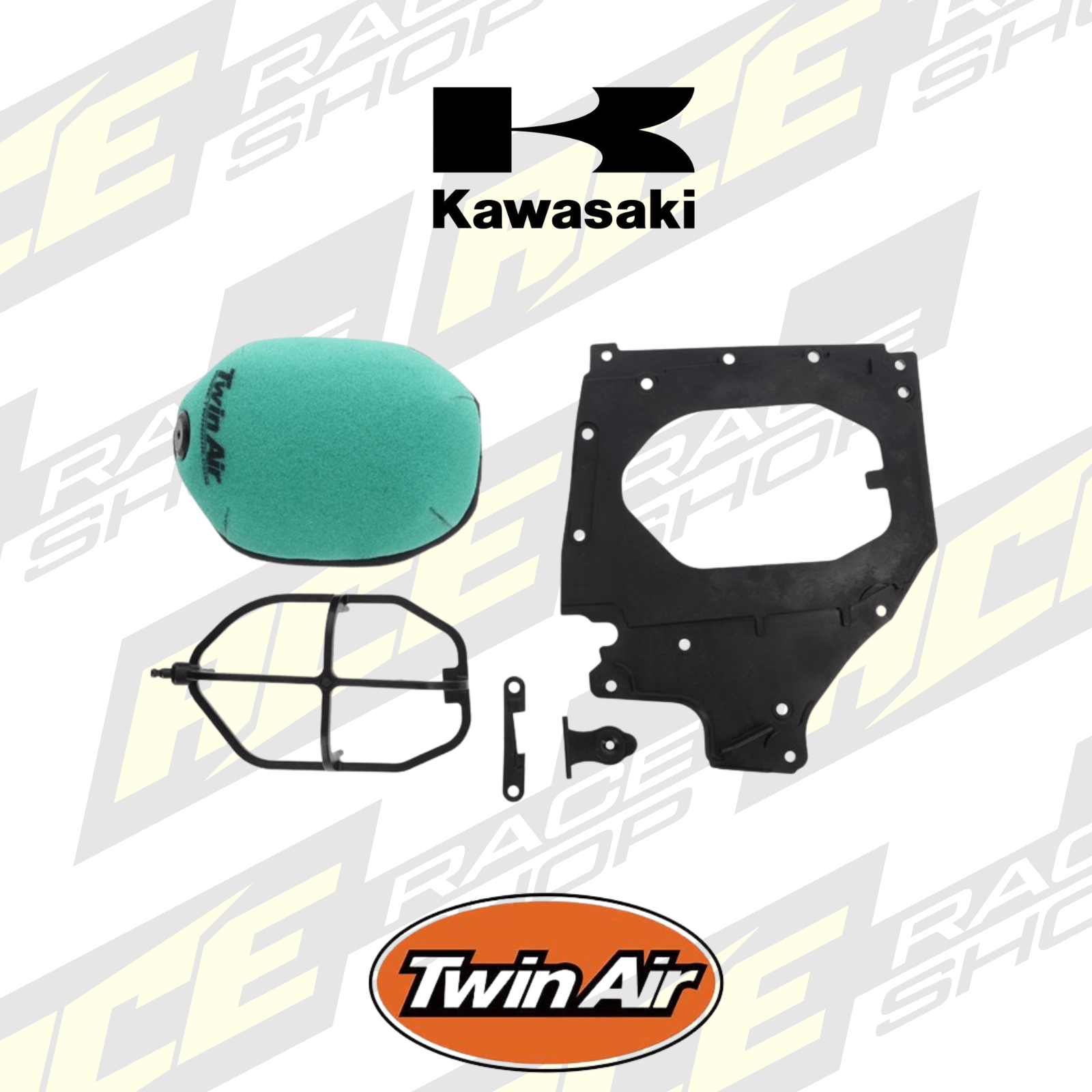 POWERFLOW KIT KAWASAKI KX450F 24 - 26, KX450X 24 - 26 (INC CAGE & BASE PLATE) - ACE Race Shop