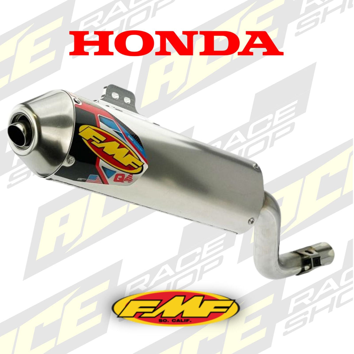 Q4 Exhaust Silencer 93-20 Honda XR 650 L - FMF 041597 - ACE Race Shop