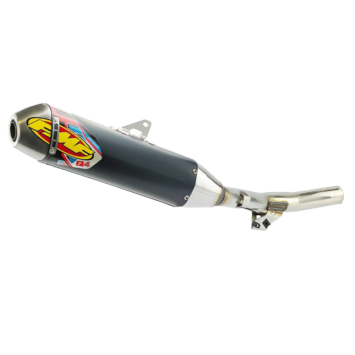 Q4 Hex Exhaust Silencer 14-19 Yamaha WR YZ 250 F FX - FMF 044426 - ACE Race Shop