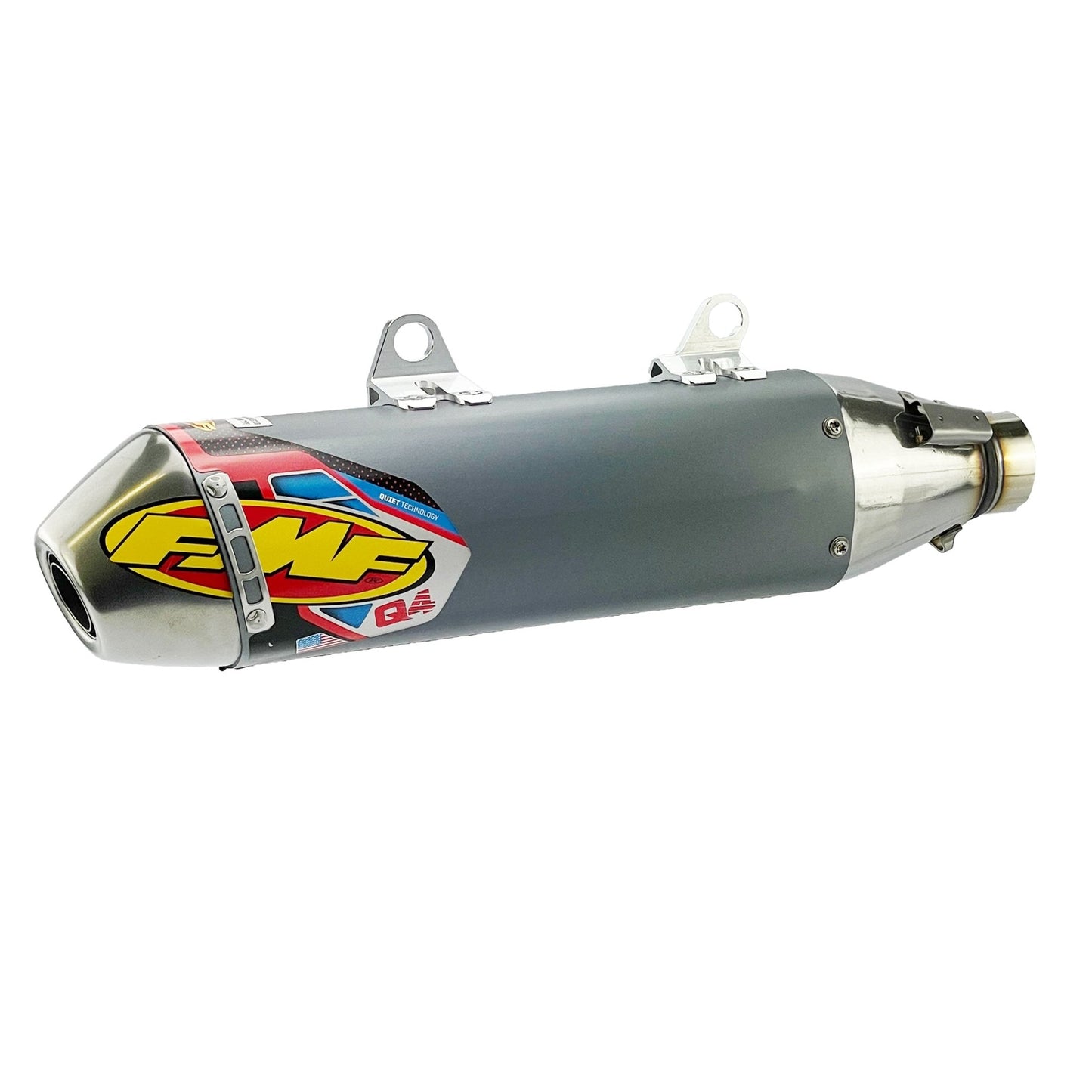 Q4 Hex Exhaust Silencer 15-19 KTM Husqvarna 250 350 450 500 - FMF 045590 - ACE Race Shop